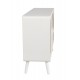 SIGNES GRIMALT Meuble Console Design Contemporain, Collection Argos, Médium Blanc, Longueur 120 cm
