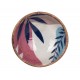 SIGNES GRIMALT Bol, Coupe de service ou vide-poche, Bois de Manguier et Thème Tropical Chic, Diamètre 20 cm