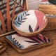 SIGNES GRIMALT Bol, Coupe de service ou vide-poche, Bois de Manguier et Thème Tropical Chic, Diamètre 20 cm