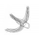 SIGNES GRIMALT Déco Murale métal : Grand oiseau design, Collection Art of Steel, Hauteur 50 cm