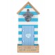 Déco murale : Décapsuleur Beach House et Cabine de plage, H 30 cm