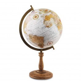 Globe terrestre déco, Modèle La Pérouse, H 43 cm