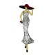 SIGNES GRIMALT Déco murale métal : Summer Night, Robe longue et chapeau, Collection Life, H 70 cm