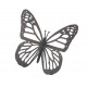 SIGNES GRIMALT Papillon Mural en Métal, Ailes déployées et Couleur Gris Antracite, Hauteur 25 cm