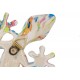 Murale ou A poser : Gecko Porte-bonheur 2, Mod Tropik, H 22 cm
