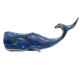 SIGNES GRIMALT Baleine décorative à Poser XL, Composition 100% métal intérieur extérieur, Bleu Outremer, Longueur 93 cm