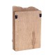 SIGNES GRIMALT Boite à clés et étagère murale décorative, Palissade décapée et accessoires, Hauteur 25 cm