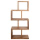 SIGNES GRIMALT Etagères 4 Cubes Design en Bois Massif d'acacia, Style Contemporain, Hauteur 122 cm, Poids 31 kg