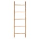 SIGNES GRIMALT Porte Serviette échelle 5 portants en Bois de Bambou, Modèle Bois Clair, Hauteur 150 cm