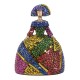 SIGNES GRIMALT Figurine Menine Espagnole Multicolore en résine, Collection MIKAKOLOR, Hauteur 17 cm