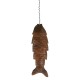 SIGNES GRIMALT Poisson décoratif à Suspendre en métal, Couleur Rouille ambrée, Intérieur et Extérieur Maison, Hauteur 28 cm
