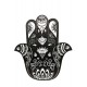 SIGNES GRIMALT Déco murale Porte-Bonheur : Silhouette Main de Fatima en Fer Hauteur 60 cm