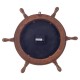 SIGNES GRIMALT Horloge Murale Timonier Bateau en Bois, diamètre 47 cm
