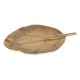 Feuille dorée en Aluminium, Plateau de Service, décoratif ou Vide-Poche, Longueur 28 cm