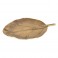 Feuille dorée en Aluminium, Plateau de Service, décoratif ou Vide-Poche, Longueur 28 cm