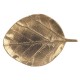 Feuille dorée en Aluminium, Plateau de Service, décoratif ou Vide-Poche, Longueur 28 cm