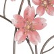 SIGNES GRIMALT Déco murale Arbre de type cerisier en métal, Rose et Gris, Hauteur 80 cm
