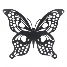 SIGNES GRIMALT Silhouette murale Papillon noir de style ludique et romantique, longueur 49 cm