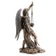Figurine décorative San Miguel résine Bronze. 27 x 15 x 12 cm