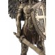 happyDko Statuette résine : L'archange Saint Michel, H 35 cm