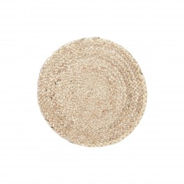 Dessous de plat Rond en jute tressée, Fibres naturelles, Dimensions 35 x35 cm