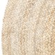SIGRIS Decor and Go Tapis rond en toile de jute 90 cm Style naturel
