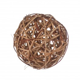 BY SIGRIS Signes Grimalt Boule en osier | Décoration en osier - 24 x 24 x 24 cm