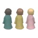 Verre Cadeaux Figure Résine Moine Bouddhiste x3 Couleurs 14 cm