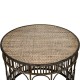 Set 2 Tables Basses en Osier, Collection Nature, Diamètre 60 cm (Grande)