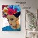Signes Grimalt By Sigris - Tableau Frida Décoration murale | Carreaux bleus - 123 x 4 x 83 cm