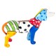 BY SIGRIS Signes Grimalt Tirelire en Forme de Chien Figurines | Animaux Multicolore - 20x7x30 cm