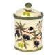 BY SIGRIS Signes Grimalt Pot sucre aux olives Cuisine | Ustensiles Gris - 18x12x12 cm