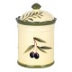BY SIGRIS Signes Grimalt Pot sucre aux olives Cuisine | Ustensiles Gris - 18x12x12 cm
