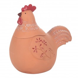 Signes Grimalt By Sigris Figurine Poule Décoration | Vases Et Bougeoir Marron 25 x 17 x 25 cm
