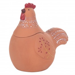 Signes Grimalt By Sigris Figurine Poule Décoration | Vases Et Bougeoir Marron 20 x 14 x 19 cm