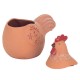 Signes Grimalt By Sigris Figurine Poule Décoration | Vases Et Bougeoir Marron 25 x 17 x 25 cm