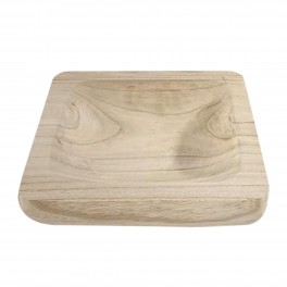 Origen Home Decor Plateau de table carré Blanc 4 x 18 x 18 cm