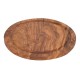 Planche à découper en Bois d'olivier, élégante et Robuste, diamètre 26 cm
