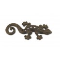 Patère murale Animaux : Figurine Lézard en fonte, L 17 cm.
