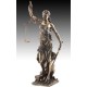 'Figurine décorative classique "La Justice résine Bronze. 75 x 30 x 30 cm