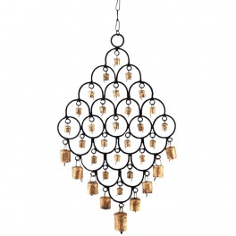 Zen et Ethnique Mobile à clochettes 65 cm