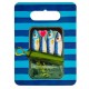 Planche à Découper en Céramique Motif Sardines – Série de 4 – 24 x 18 cm – Décor Marin Bleu – Design Cuisine Bord de Mer