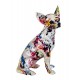 SGRIMALT Statuette Chien : Le Chihuahua Assis, Collection Arty, H 26 cm