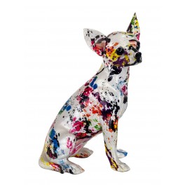 SGRIMALT Statuette Chien : Le Chihuahua Assis, Collection Arty, H 26 cm