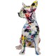 SGRIMALT Statuette Chien : Le Chihuahua Assis, Collection Arty, H 26 cm