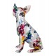 SGRIMALT Statuette Chien : Le Chihuahua Assis, Collection Arty, H 26 cm