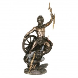 ORIGEN Statuette Taranis, Dieu Celte Gaulois du Ciel et de l'orage, H 25 cm