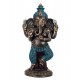 ORIGEN Grande Statuette Ganesh Antic Line Bleue, H 31 cm