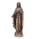 ORIGEN Statue Résine Aspect Bronze, La Vierge Marie, Antic Line, Hauteur 28 cm