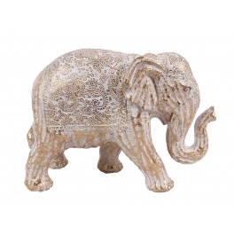 SGRIMALT Statue Design Eléphant : Collection India, Marron Clair, L 20 cm